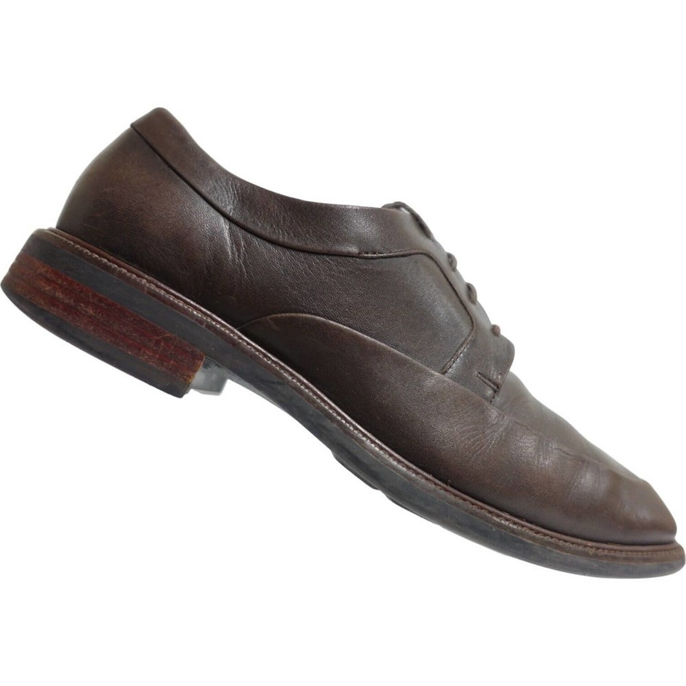 COLE HAAN Men Dress Shoes Warren Apron-Toe Brown Sz 9 M Medium C20807